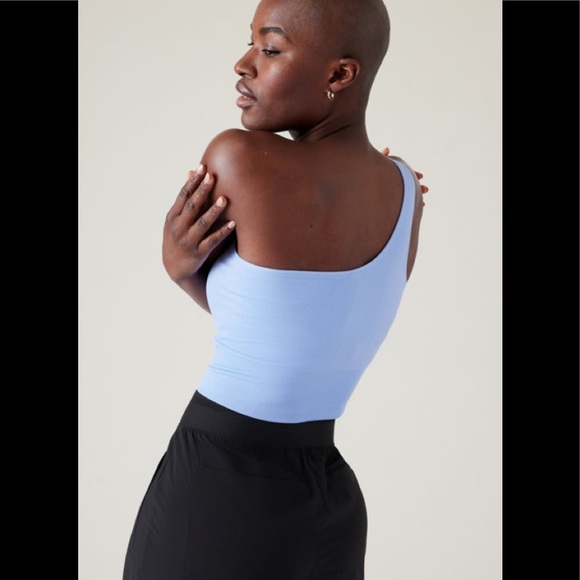New Athleta Aurora seamless one shoulder tank - Picture 3 of 11